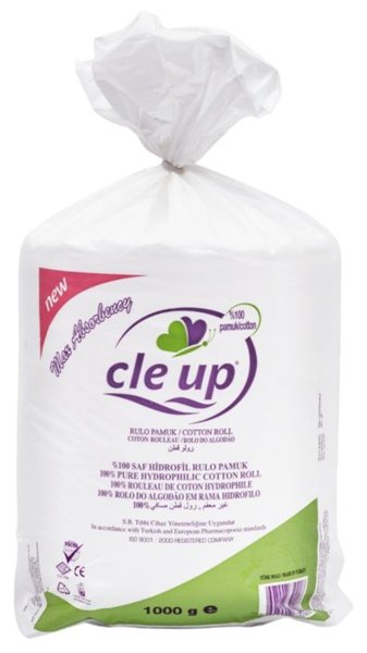 Cle Up Cotton Wool Roll